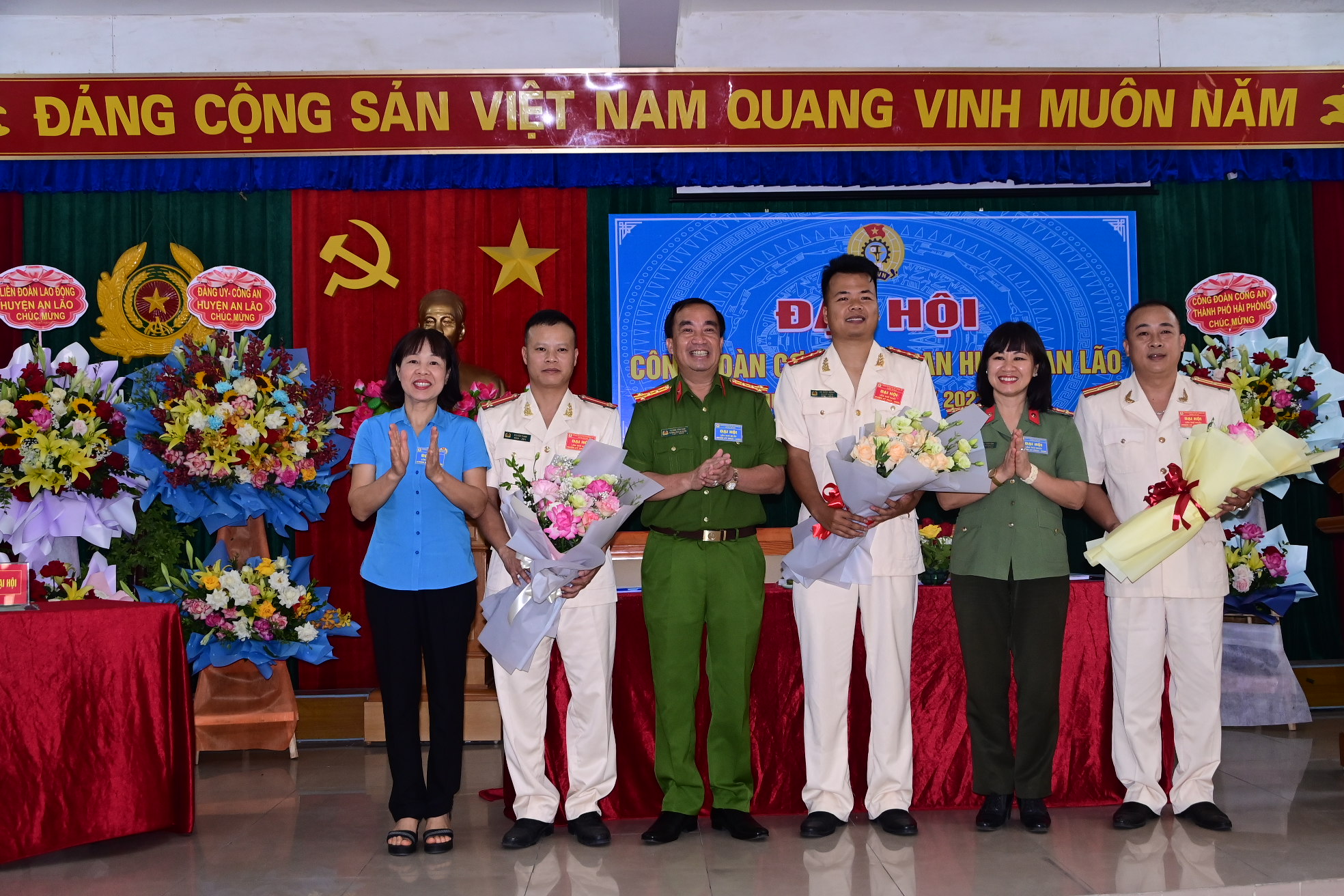 Đại hội Công đoàn Công an huyện An Lão lần thứ nhất, nhiệm kỳ 2023 - 2028 thành công tốt đẹp